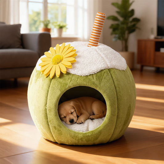 Coconut Shell Pet Cave