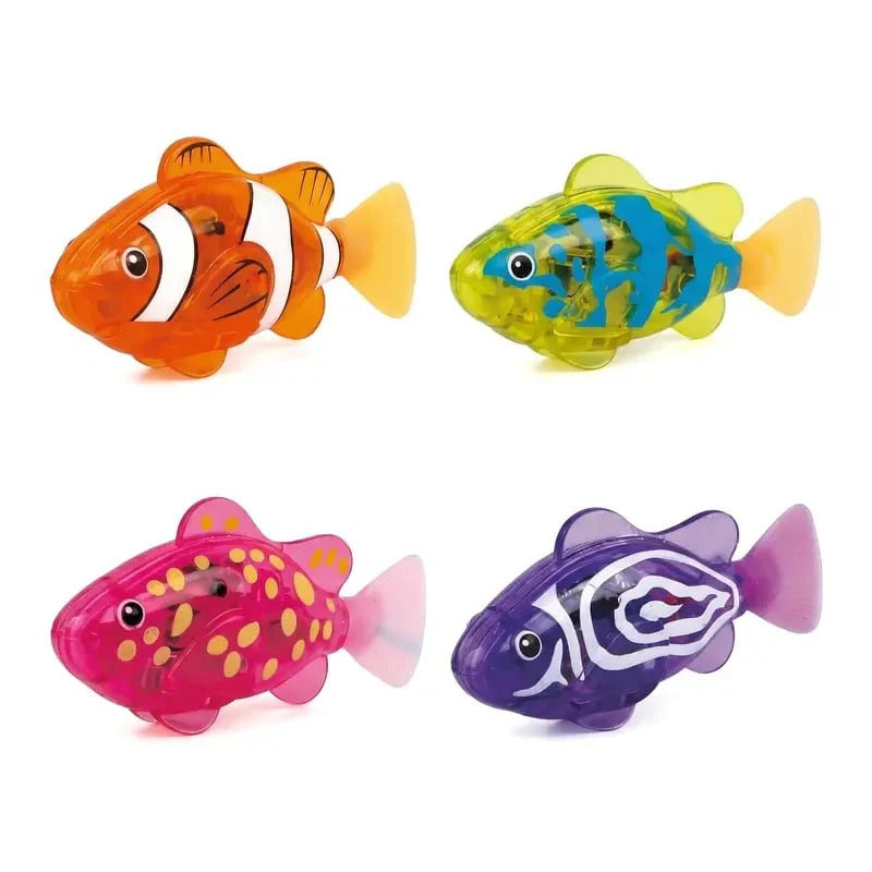 4 Pcs Electronic Pet Fish Bath Toy